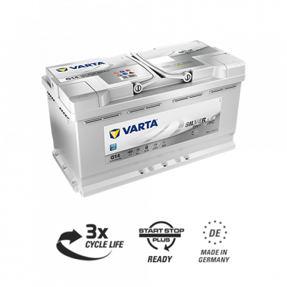 VARTA 12V 95 AH AGM START&STOP AKÜ - 1