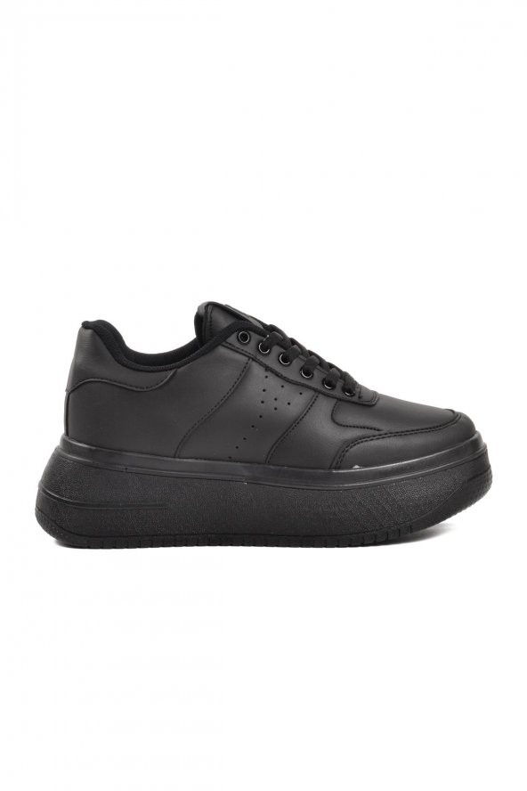 Dunlop DNP-2109 Siyah Kalın Taban Kadın Sneaker