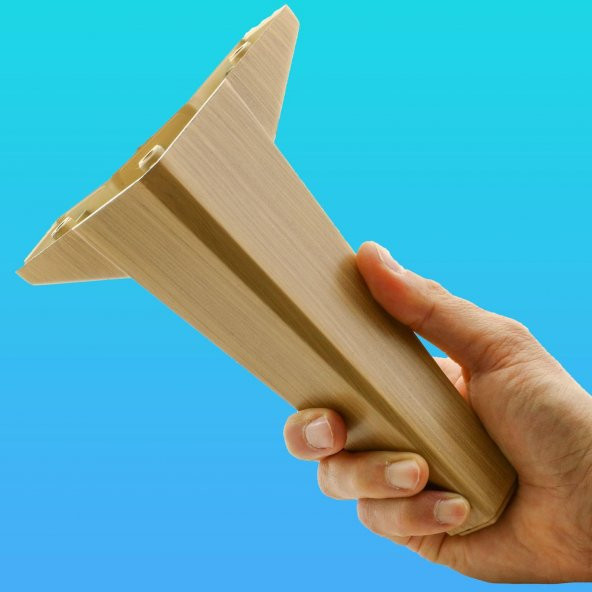 Mobilya Yatak Kanepe Sehpa TV Ünitesi Baza Koltuk Ayağı Açık Ceviz Renk 18 cm Ayak - 8