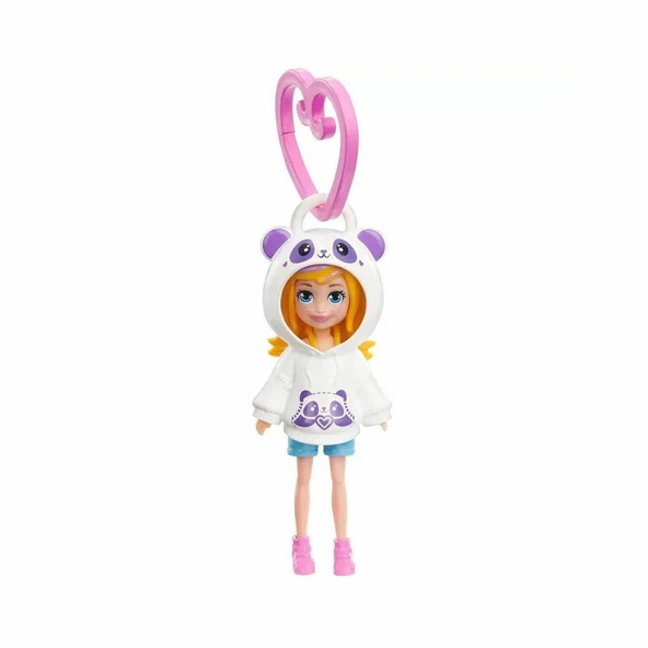 HKV98 Polly Pocket Kapüşonlu Bebekler -1 adet stokta olan gönderilir - 3