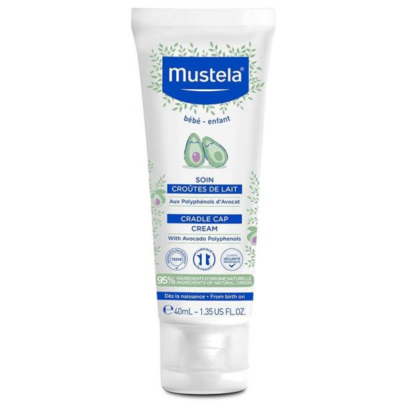 Mustela Cradle Cap Cream 40 Ml - Saç Pullanmalarına Karşı Bakım Kremi