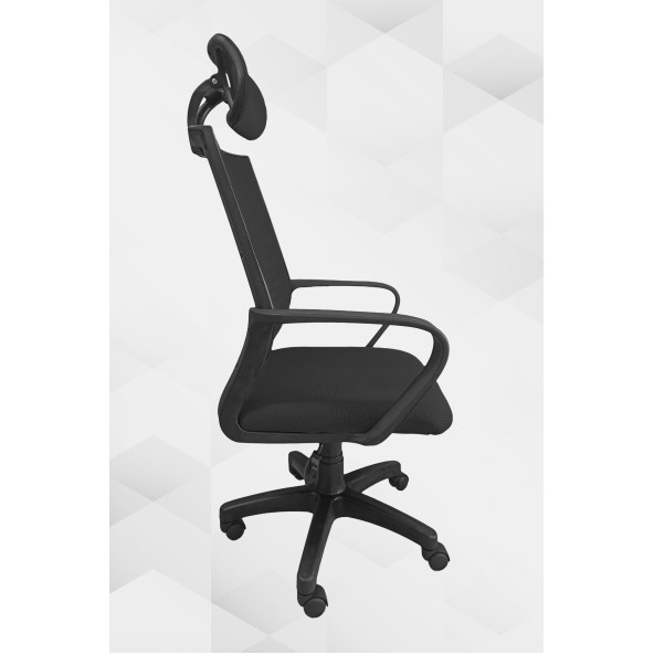 Porziyon Atlas Fileli Plastik Yönetici Ofis Büro Bilgisayar Çalışma Koltuğu - Sandalyesi - 3