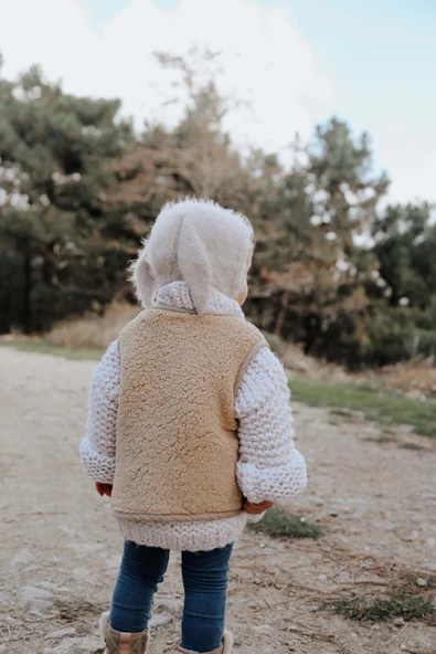Tavşan Kulaklı Bebek Beresi Model 9 - 10