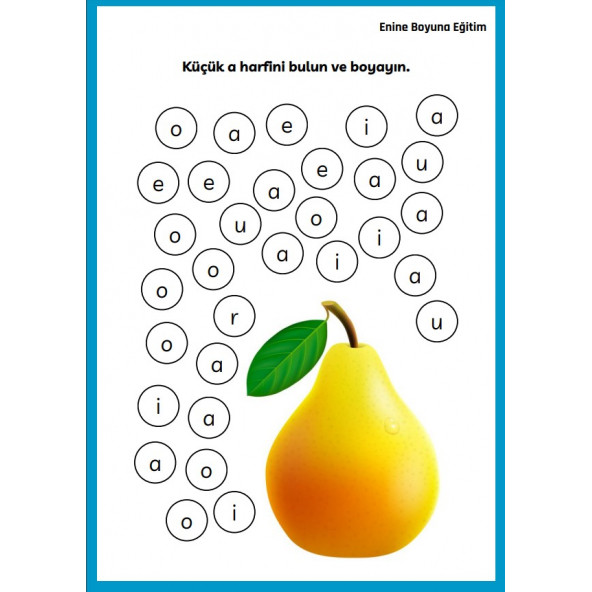 Okul Öncesi Alfabe Çalışmaları Kitabı - 2