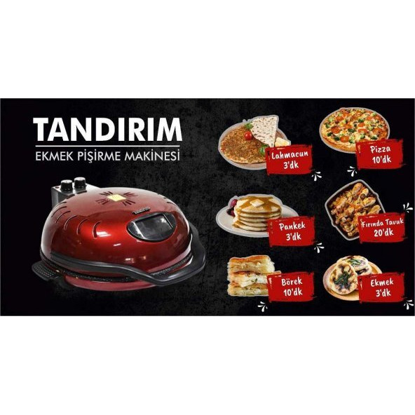 Tandırım Ekmek ve Pizza Pişirme Makinesi - 5