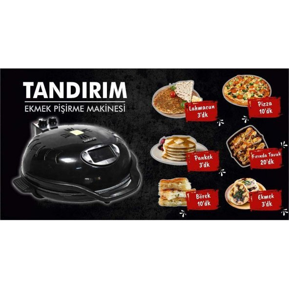 Tandırım Ekmek ve Pizza Pişirme Makinesi - 6