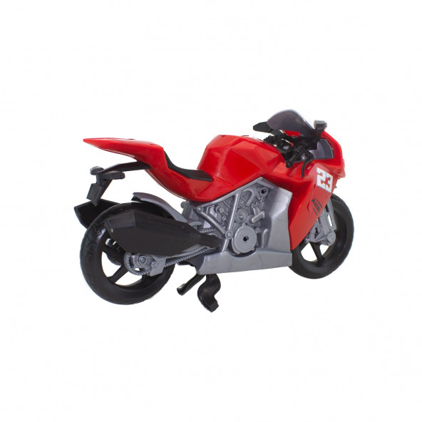 Oyuncak Motosiklet Sürtmeli 30 Cm - 2