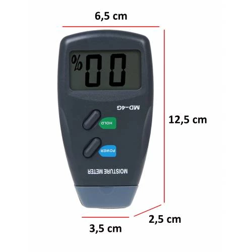 AEK-Tech MD4G 4 Çivili Ahşap Kereste Nem Ölçer Çivili Nem Ölçüm Cihazı 4 Pin - 5