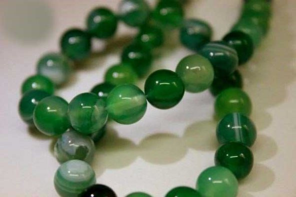 Akik Taşı Dizi 8mm (27902) - Resim 4