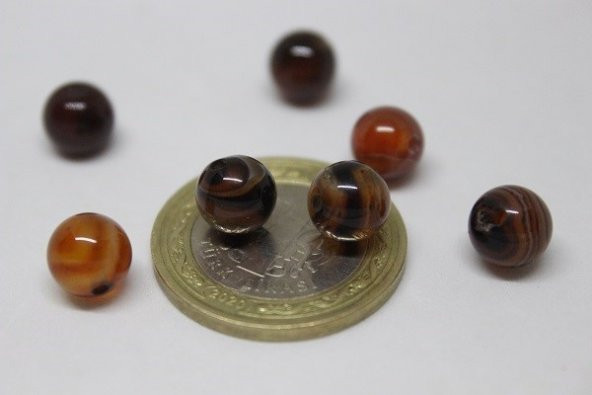 Akik Taşı Dizi 8mm (3909) - Resim 3