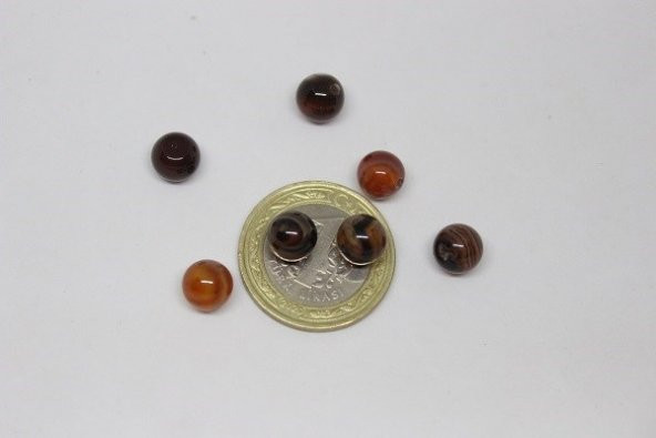 Akik Taşı Dizi 8mm (3909) - Resim 4