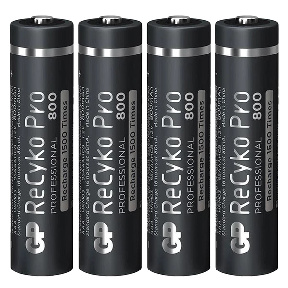 Ayt GP Pro AAA İnce 800 mAh 4’lü Şarjlı Pil - 2
