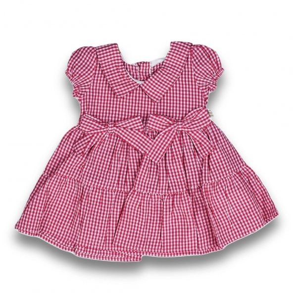 Jolbaby Pötikareli Kız Bebek Bayramlık Elbise