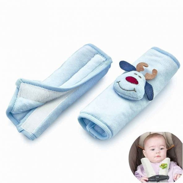 BabyJem Emniyet Kemeri Boyun Koruyucu 349 Mavi