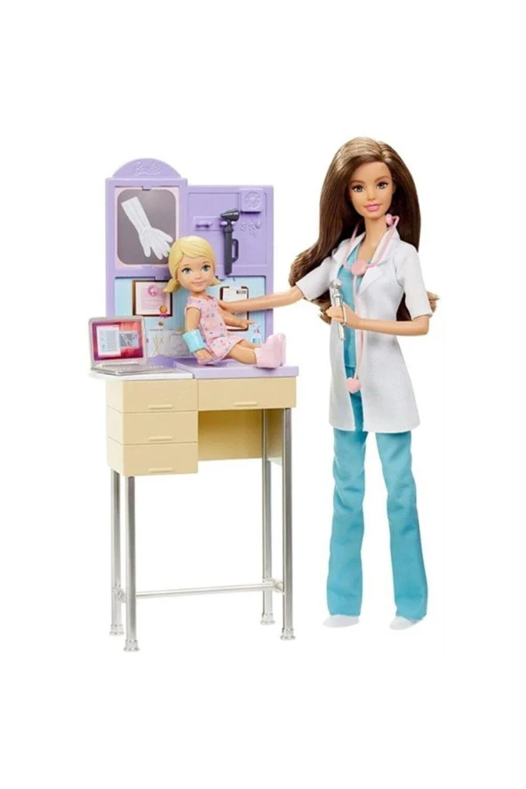 Barbie Ve Meslekleri Oyun Seti (Karışık Meslek 1 Adet) - Resim 3