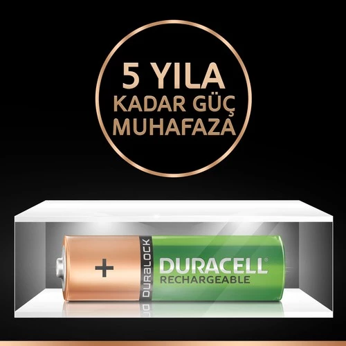Duracell AA Şarjlı 2500 mA Pil - 3