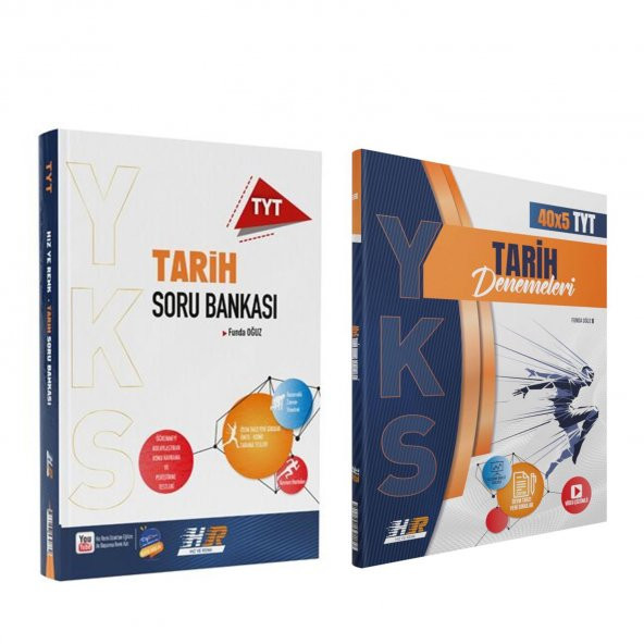 Hız ve Renk TYT Tarih Soru Bankası ve Deneme Seti 2 Kitap