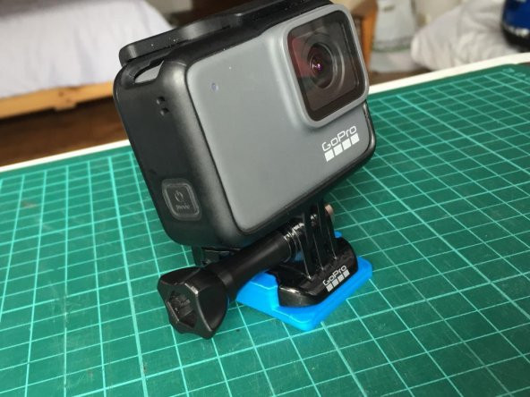 Gopro Kask Montajı Plastik Aparat - 3