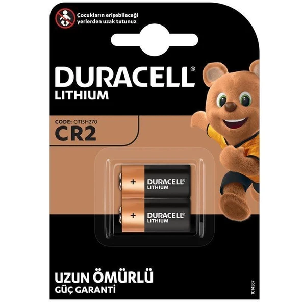 Duracell CR2 3 Volt Lityum 2'li Pil - 5