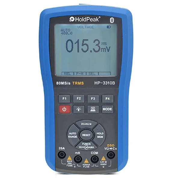 Holdpeak 3310B Dijital Osiloskop Lcd Ekran 4000 Adet Ölçüm Aralığı AC DC Voltaj Akım Direnç - 2