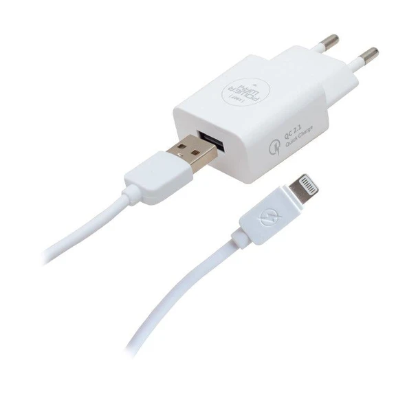 Powerway X-907 5 Volt 2100mA Şarj Başlık Adaptörü iPhone Kablo İphone İçin Şarj Aleti Cihazı - Resim 5