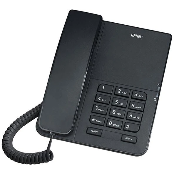 Ayt Karel TM-140 Ekransız Masaüstü Telefon Sabit Telefon - 3