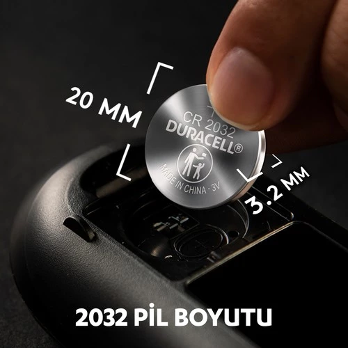 Duracell CR2032 Lityum Pil 5'li Paket - 7