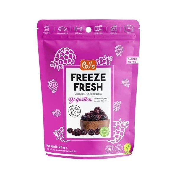 Pols Freeze Fresh Dried Böğürtlen