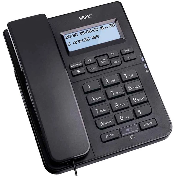 Ayt Karel TM-145 Kablolu Ekranlı Masaüstü Telefon - 2