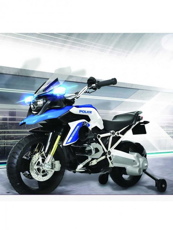 RollPlay BMW R1200 GS 12V Akülü Polis Motoru - 4