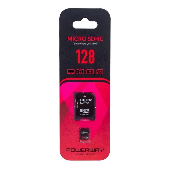 POWERWAY PWR-128 128 GB MICRO SD HAFIZA KARTI - 3