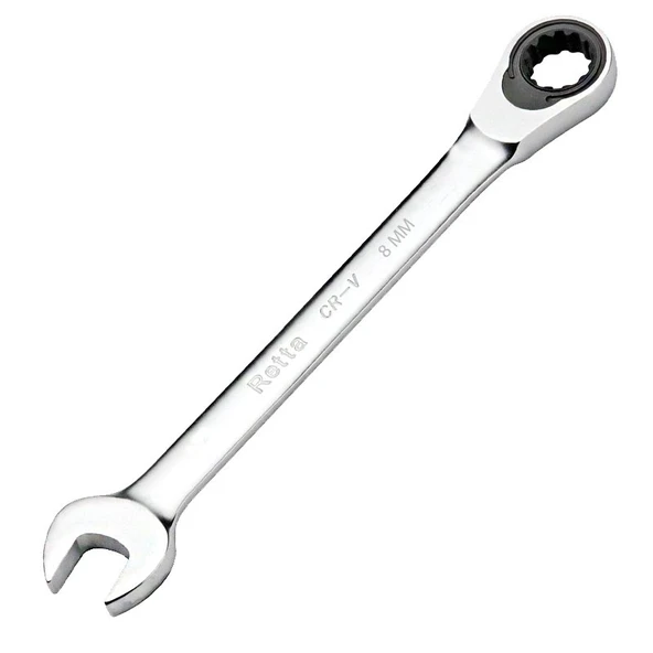 Retta 8 mm Cırcır Anahtar Açık Ve Cır Cırt Ağız Anahtar - 3