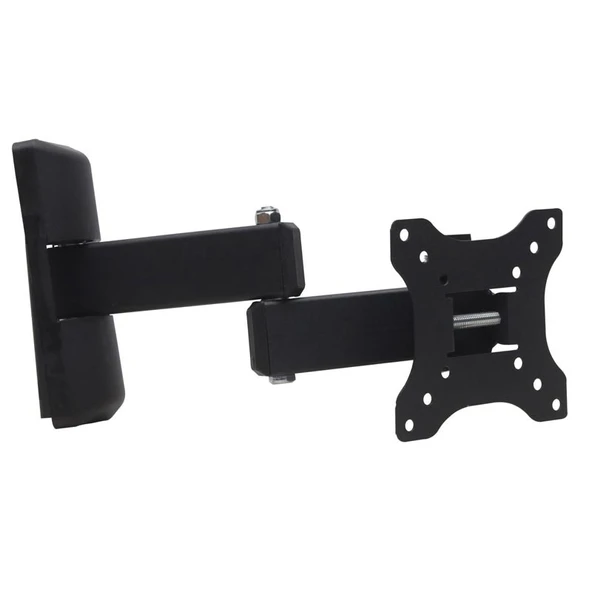 Powermaster PWR-H24 10-27 İnç Çift Kollu Kilitli Hareketli Lcd Led TV Duvar Askı Aparatı 25-68 Ekran Monitör Televizyon - 4