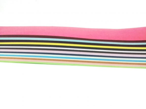 Hayal 47cm X 4cm 15 Renkli 150 Adetli Karışık Quilling Kağıdı