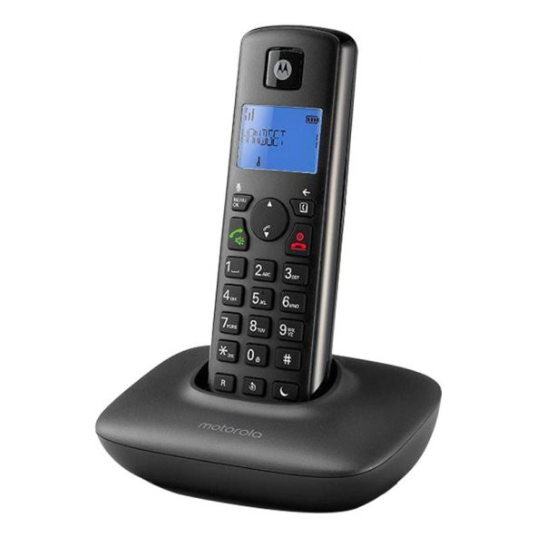 Motorola T401 Siyah Dect Telsiz Telefon Sabit Telefon Ev Ofis Telefonu