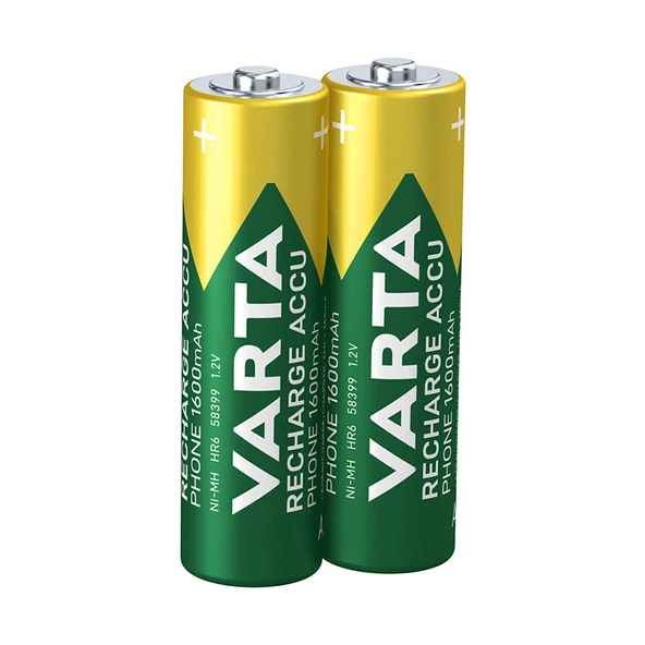 Varta T399 1.2V 1600 mAh Şarjlı AA Kalem Pil 2'li Paket - 3