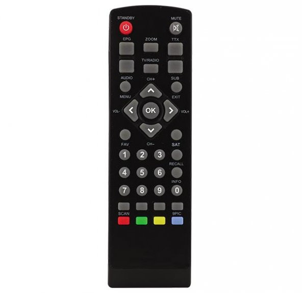 WEKO KR KORAX MINI BOX TKGS*HİREMCO MİNİ SD WISE*GOLDMASTER*DIGIMASTER HECTOR UYDU KUMANDASI*SNR1215A
