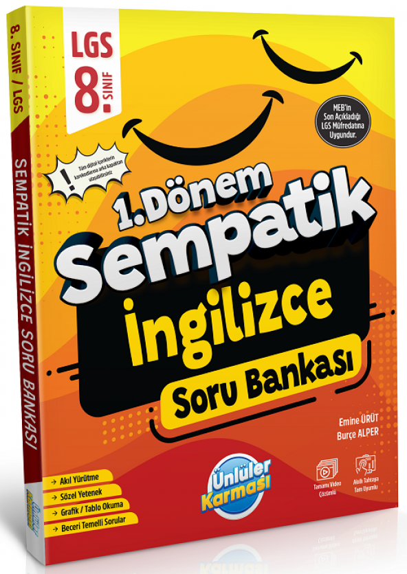 Sempatik 8. Sınıf İngilizce Soru Bankası      (1.Dönem)