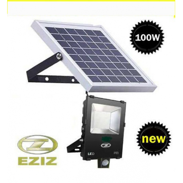 güneş enerjili solar 100w projektör lamba EZIZ marka