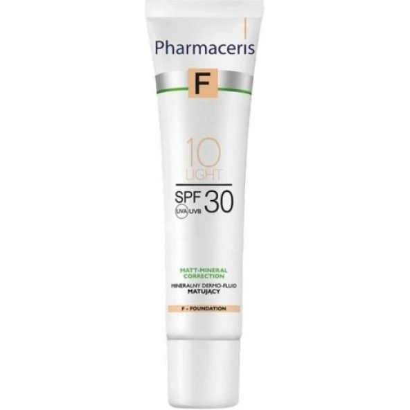 Pharma-Ceris Mineral Mattifyıng Fluid Dermo Foundation Spf30 10 Light 30 Ml