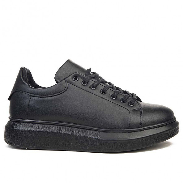 Conteyner 360 Günlük Siyah Erkek Sneaker Ayakkabı - 1