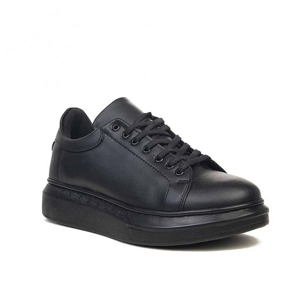 Conteyner 360 Günlük Siyah Erkek Sneaker Ayakkabı - 2