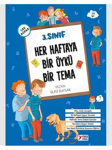 Yuva 3.Sınıf Her Haftaya Bir Öykü Bir tema 80 Sayfa