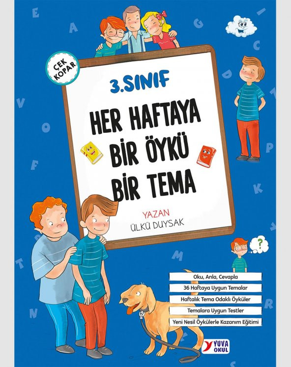 Yuva 3.Sınıf Her Haftaya Bir Öykü Bir tema 80 Sayfa