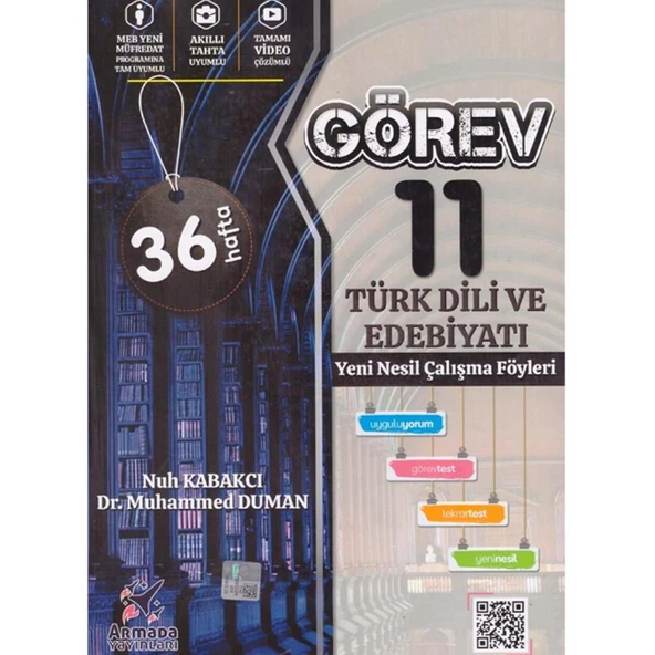 Armada 11.Sınıf Görev Türk Dili Ve Edebiyatı Yeni Nesil Çalışma Föyleri 36 Hafta