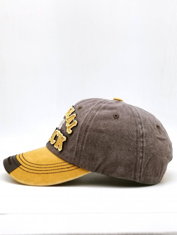 Perlotus Original Black Beyzbol Erkek Şapka 2023 Kahverengi - 3