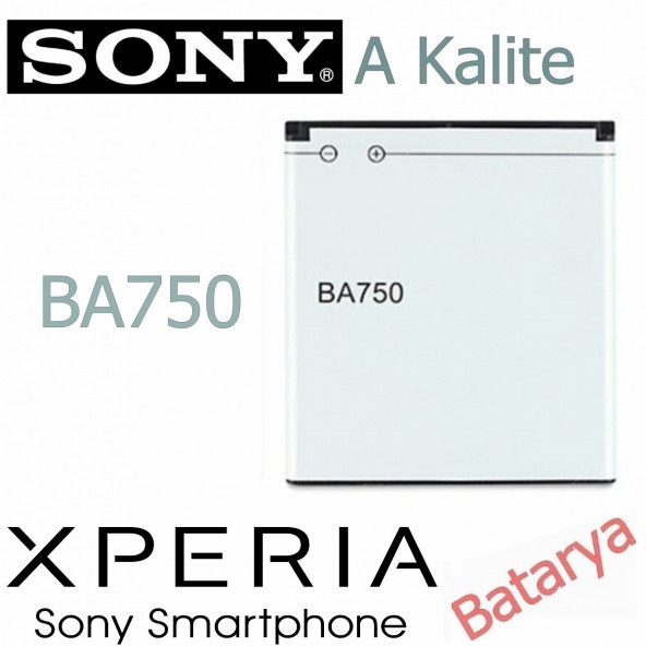 Sony BA750 Batarya Sony Xperia S LT15i X12 LT18i Uyumlu Yedek Batarya