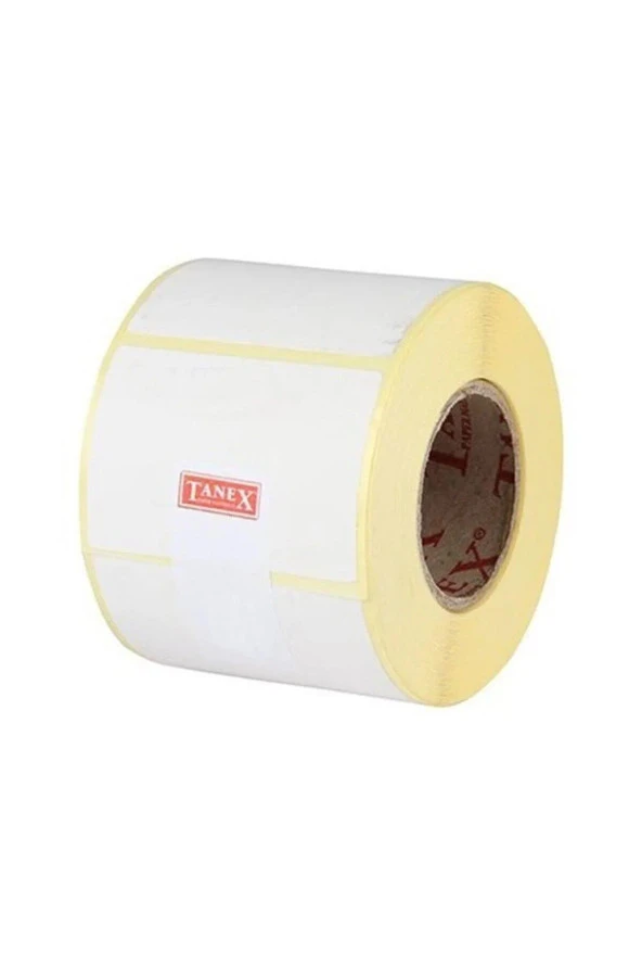 Tanex Barkod Etiketi Termal Eco 100x55 MM 40 MM Çap 500 Lü (2 Rulo)