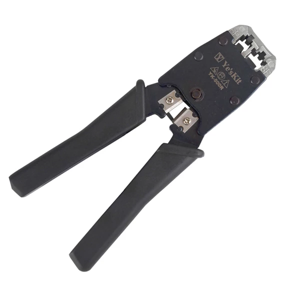 Powermaster YK-500 RJ11 RJ12 RJ45 Sıkma Pensesi Ethernet Soketi Telefon Hat Jack İnternet Ucu Takma Pensesi