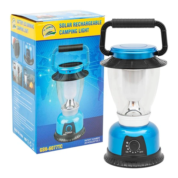 Ayt Powermaster GSH-6077 Ledli Kamp Lambası Pilli Ayarlı Led Işıldak Aydınlatma - Resim 3